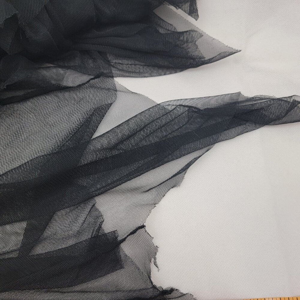 WIDOW Lip Service Womens Skirt Sz MEDIUM Sheer Tulle BLACK Whimsigoth Grunge - Picture 13 of 13